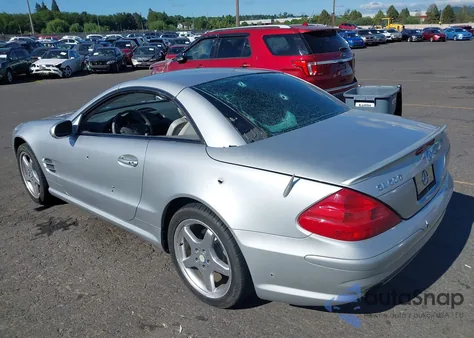 2003 Mercedes-Benz Sl 500 z USA, uszkodzony, nr VIN WDBSK75F03F016434